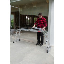 Podest stalowy do drabiny 4x3 platforma robocza