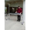 Podest stalowy do drabiny 4x3 platforma robocza