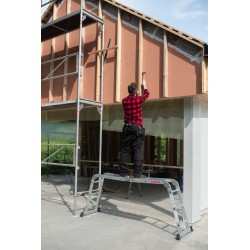 Podest stalowy do drabiny 4x3 platforma robocza
