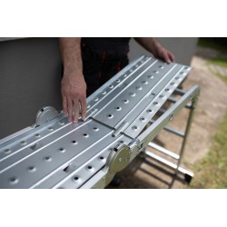Podest stalowy do drabiny 4x3 platforma robocza