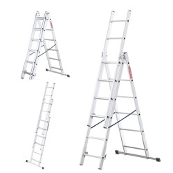 Drabina aluminiowa wielofunkcyjna 3x6 150kg produkt POLSKI