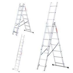 Drabina aluminiowa wielofunkcyjna 3x7 150kg produkt POLSKI
