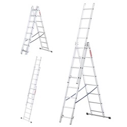 Drabina aluminiowa wielofunkcyjna 3x8 150kg produkt POLSKI