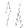 Drabina aluminiowa 3x14 PROFESJONALNA 150 kg produkt POLSKI