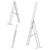 Drabina aluminiowa 3x16 PROFESJONALNA 150 kg produkt POLSKI