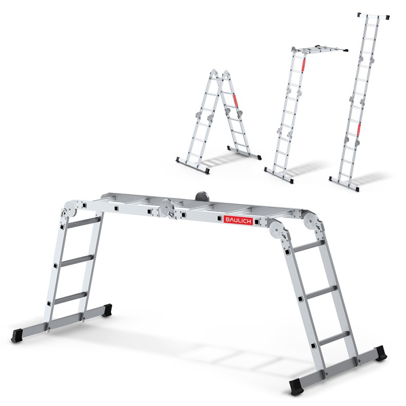 Drabina składana przegubowa aluminium 4x3 do 150kg produkt POLSKI