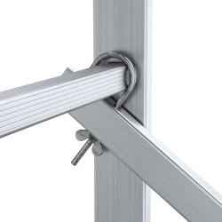 Rusztowanie aluminiowe jezdne IKAR z PRZEGUBAMI  4m produkt POLSKI