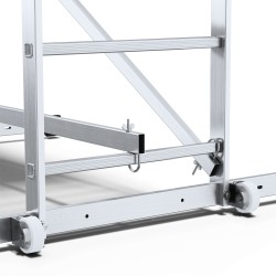 Rusztowanie aluminiowe jezdne IKAR z PRZEGUBAMI  4m produkt POLSKI