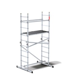 Rusztowanie aluminiowe jezdne IKAR z PRZEGUBAMI  4m produkt POLSKI