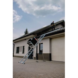 Winda dekarska aluminiowa wciągarka elektryczny wyciąg wózek transportowy produkt POLSKI