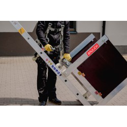 Winda dekarska aluminiowa wciągarka elektryczny wyciąg wózek transportowy produkt POLSKI