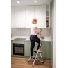 Drabinka kitchen steps, schodki składane 2 stopnie, antypoślizgowe stopnie