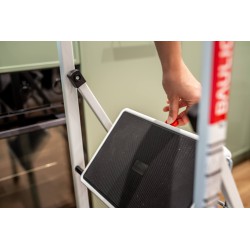 Drabinka kitchen steps, schodki składane 2 stopnie, antypoślizgowe stopnie