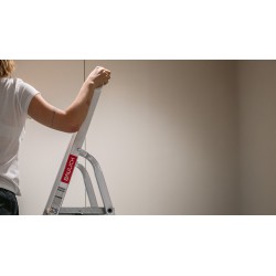 Drabina domowa aluminiowa jednostronna 4 stopniowa 125 kg produkt POLSKI