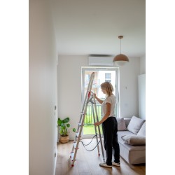 Drabina domowa aluminiowa jednostronna 6 stopniowa 125 kg produkt POLSKI