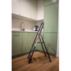 Drabina stalowa domowa 3 stopnie do 125 kg produkt POLSKI