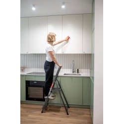 Drabina stalowa domowa 3 stopnie do 125 kg produkt POLSKI