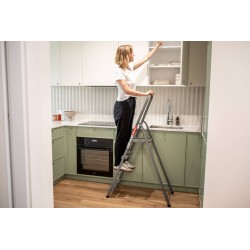 Drabina stalowa domowa 4 stopnie do 125 kg produkt POLSKI