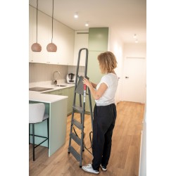 Drabina stalowa domowa 5 stopni do 125 kg produkt POLSKI