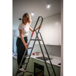 Drabina stalowa domowa 8 stopni do 125 kg produkt POLSKI