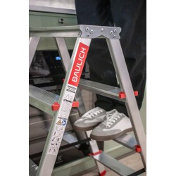 Drabina domowa aluminiowa dwustronna 4 stopniowa 125 kg produkt POLSKI