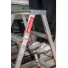 Drabina domowa aluminiowa dwustronna 4 stopniowa 125 kg produkt POLSKI