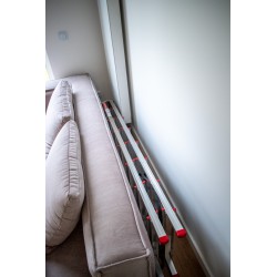 Drabina domowa aluminiowa dwustronna 8 stopniowa 125 kg produkt POLSKI