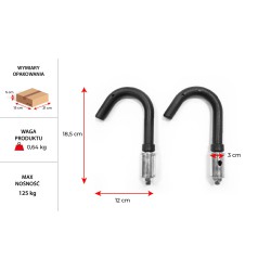 Haki stalowe do drabin teleskopowych HOME (2szt)