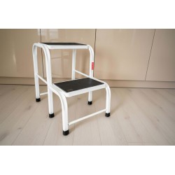 Taboret stalowy 2 stopnie 150 kg HOME