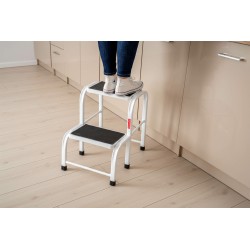Taboret stalowy 2 stopnie 150 kg HOME
