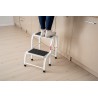Taboret stalowy 2 stopnie 150 kg HOME