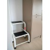 Taboret stalowy 2 stopnie 150 kg HOME