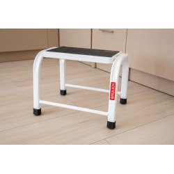 Taboret stalowy 1 stopniowy 150 kg HOME