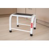 Taboret stalowy 1 stopniowy 150 kg HOME