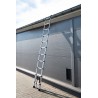Drabina teleskopowa aluminiowa 9 stopni z HAKAMI HOME
