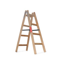 Drabina drewniana 2x4 150 kg 124 cm | Baulich