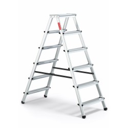 Drabina aluminiowa dwustronna 2x6 120 kg | Baulich