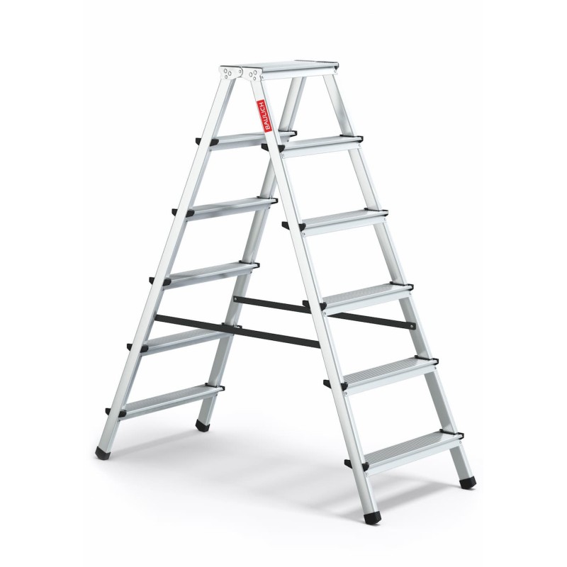 Drabina aluminiowa dwustronna 2x6 120 kg | Baulich