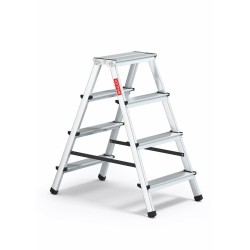 Drabina aluminiowa dwustronna 2x4 120 kg | Baulich