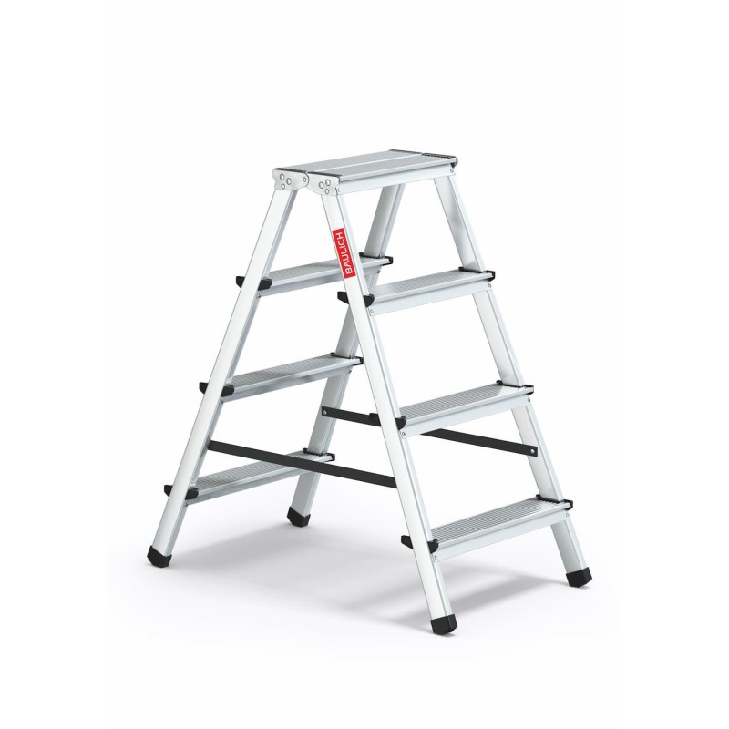 Drabina aluminiowa dwustronna 2x4 120 kg | Baulich