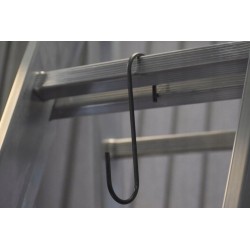 Drabina aluminiowa przystawna 1x11 150 kg | Baulich