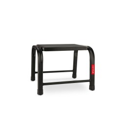 Taboret stalowy 1-stopniowy 150 kg czarny | Baulich