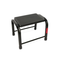 Taboret stalowy 1-stopniowy 150 kg czarny | Baulich