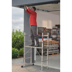Mini rusztowanie aluminiowe 2x6 – podest 3w1, do 3,7m | Baulich
