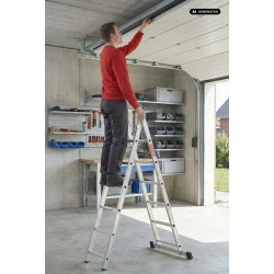 Mini rusztowanie aluminiowe 2x6 – podest 3w1, do 3,7m | Baulich