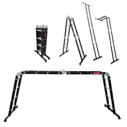 Drabina aluminiowo-stalowa uniwersalna HOME- 4x4 szczeble