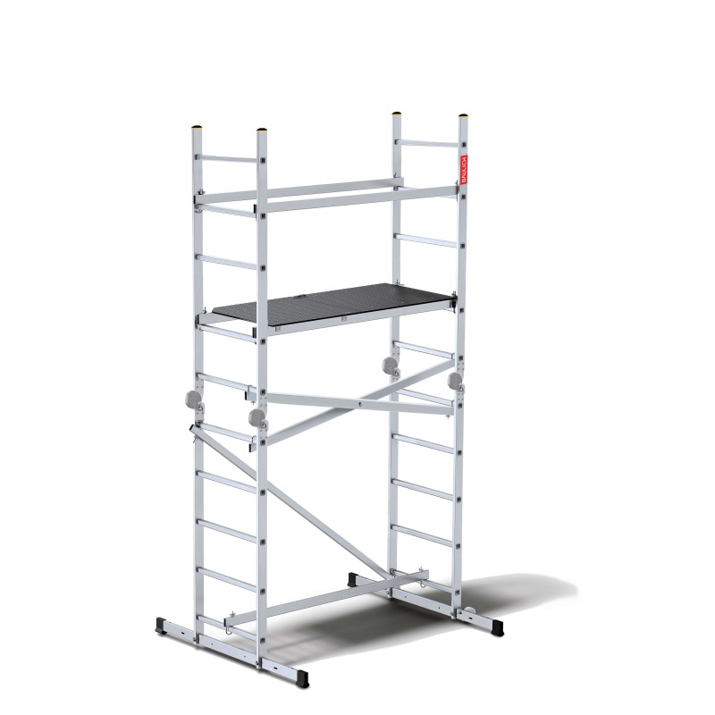 Rusztowanie aluminiowe jezdne z przegubami 4m produkt POLSKI