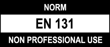 Norma EN 131 drabina aluminiowa Baulich 3x11