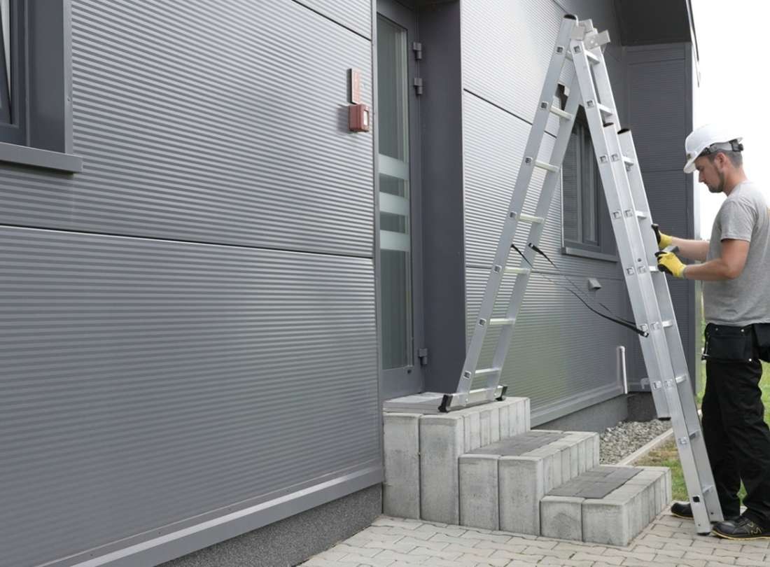 Funkcja na schody do drabiny aluminiowej Baulich 3x10