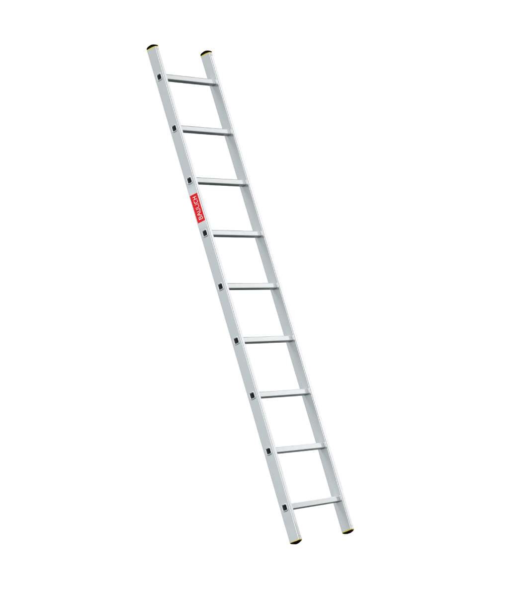 Profesjonalna drabina aluminiowa przystawna Baulich 1x9 stopni